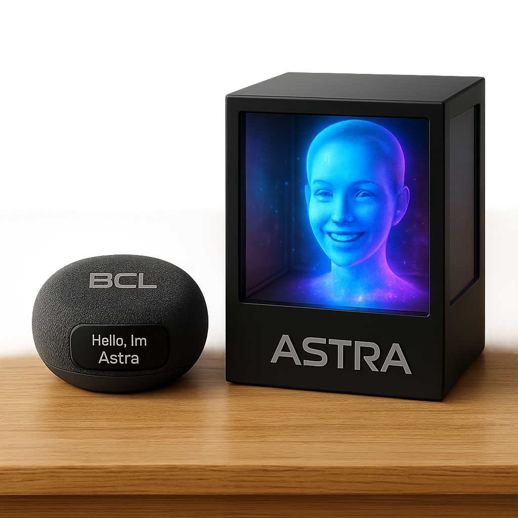 Astra — smart speaker and voice assistant concept