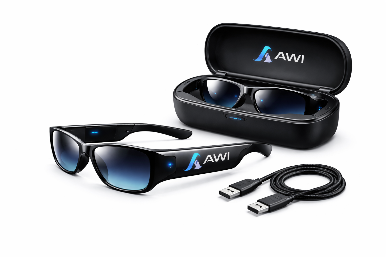 AWI Smart Nav Glasses product render