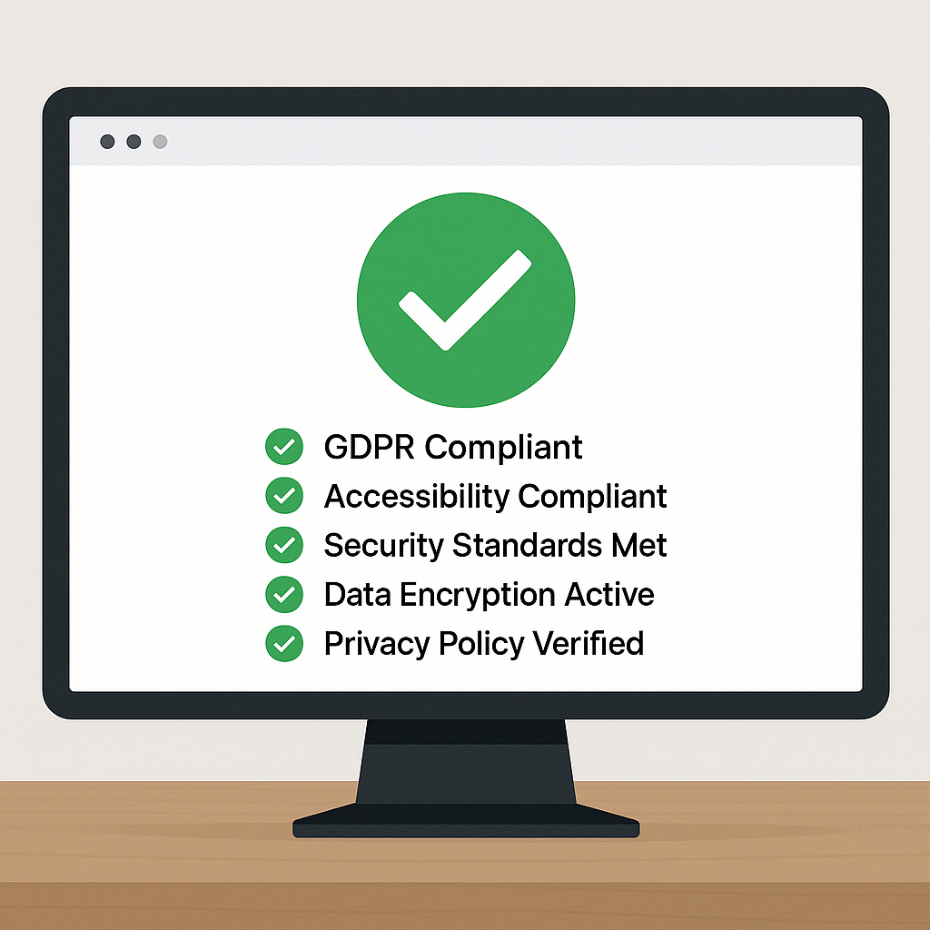 BrightScan — website compliance and performance scanner concept
